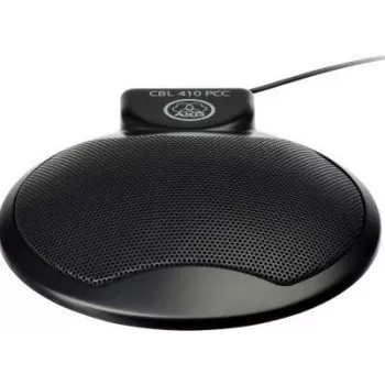 AKG CBL410 Microfono per PC – con filo, jack 3,5 mm, omnidirezionale, 20 Hz–20 kHz, nero (CBL410PCC)