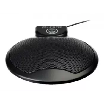 AKG CBL410 Microfono per PC – con filo, jack 3,5 mm, omnidirezionale, 20 Hz–20 kHz, nero (CBL410PCC)