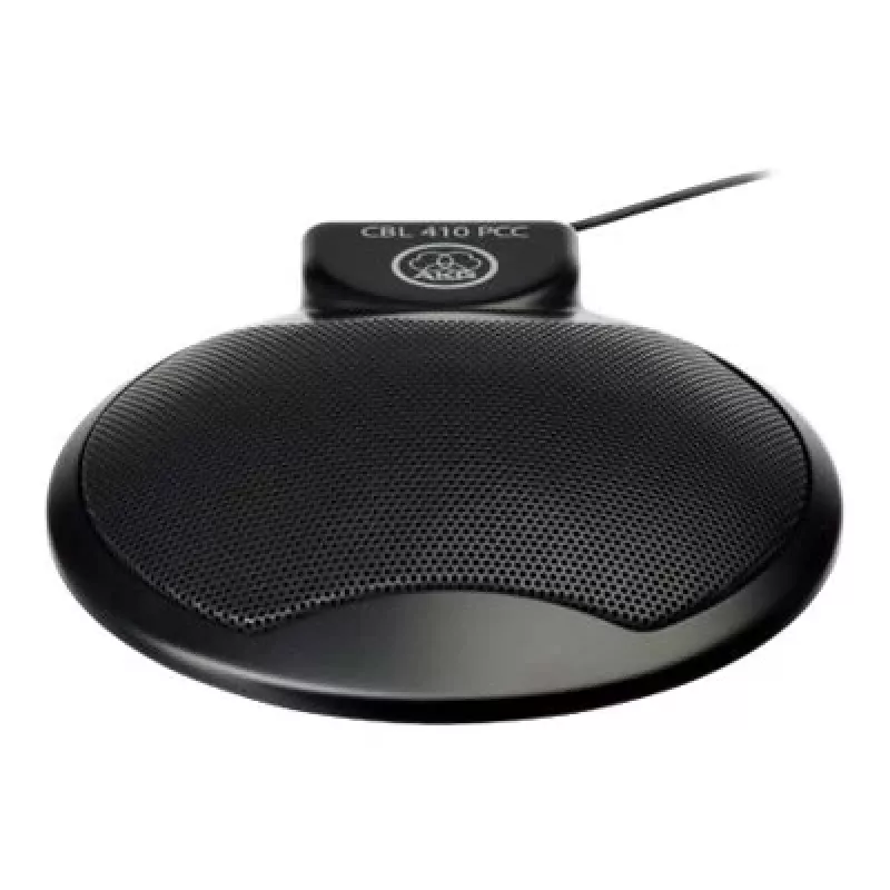 AKG CBL410 Microfono per PC – con filo, jack 3,5 mm, omnidirezionale, 20 Hz–20 kHz, nero (CBL410PCC)