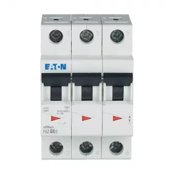 Eaton FAZ-B6/3 Interruttore automatico magnetotermico tipo B 6 A 3 poli 10 kA 278841