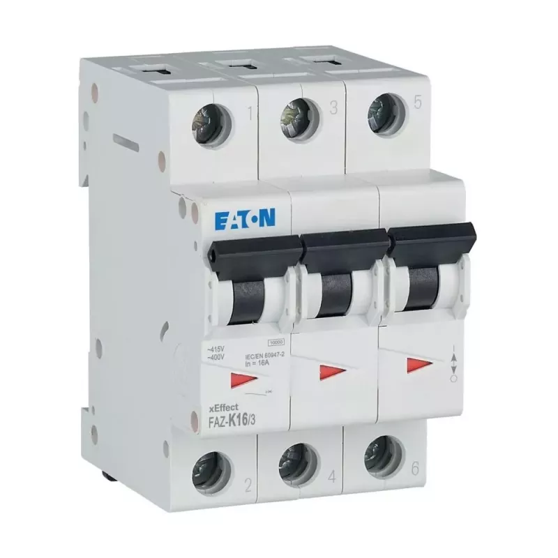 Eaton FAZ-K16/3 Interruttore automatico magnetotermico 16 A 3 poli con curva K 278911