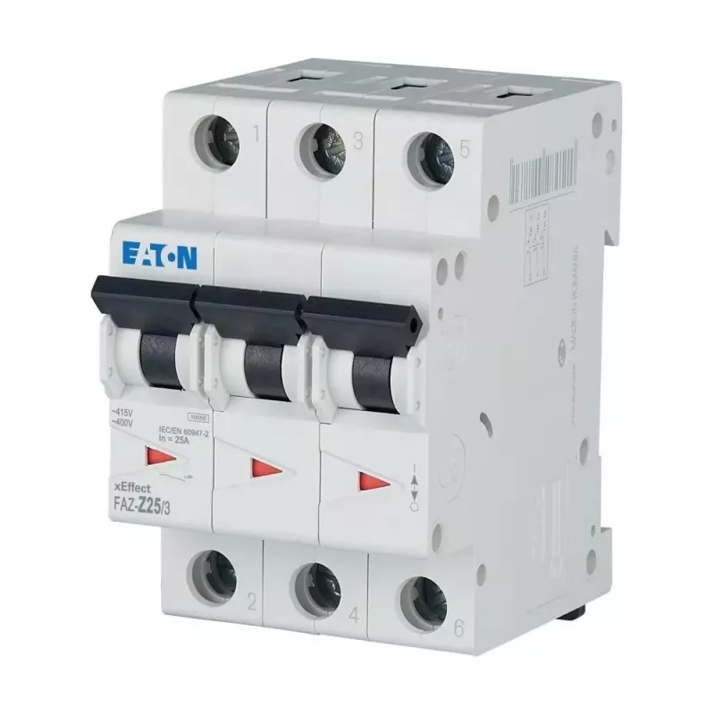 Eaton FAZ-Z25/3 interruttore automatico magnetotermico 25A 3 poli curva Z 278929