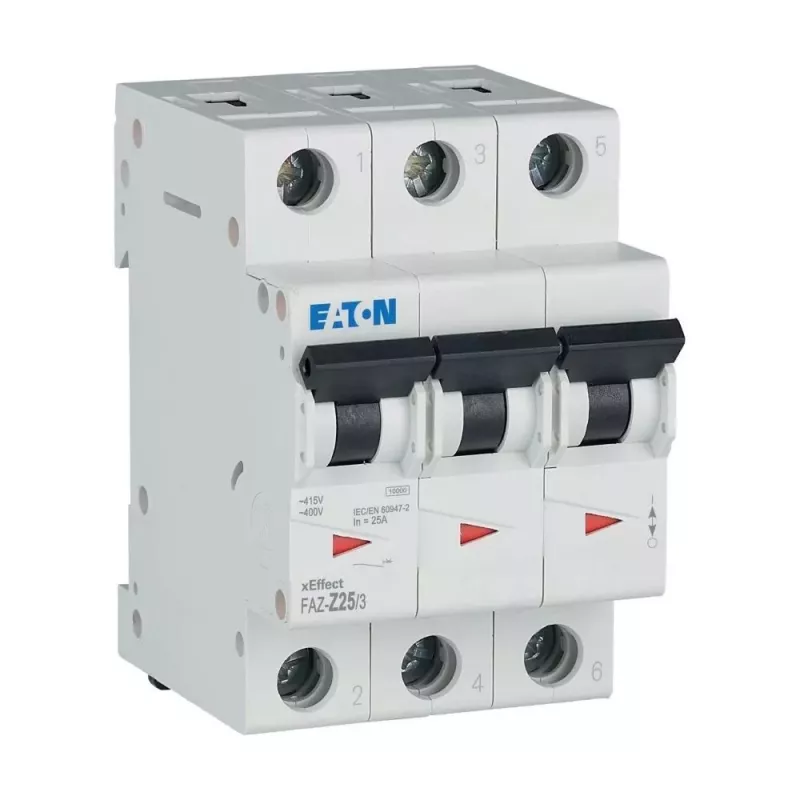 Eaton FAZ-Z25/3 interruttore automatico magnetotermico 25A 3 poli curva Z 278929