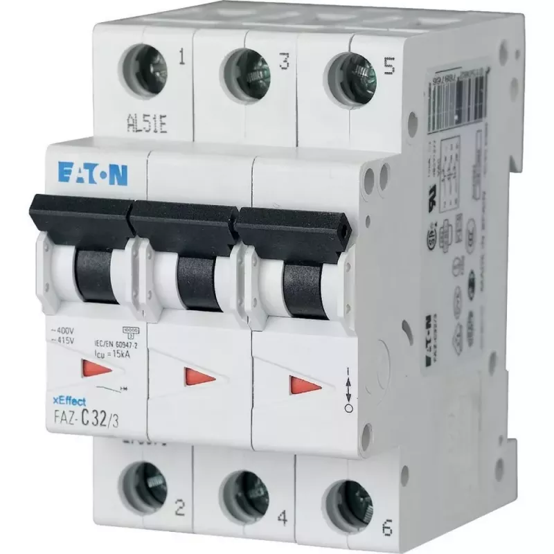 Eaton FAZ-Z25/3 interruttore automatico magnetotermico 25A 3 poli curva Z 278929