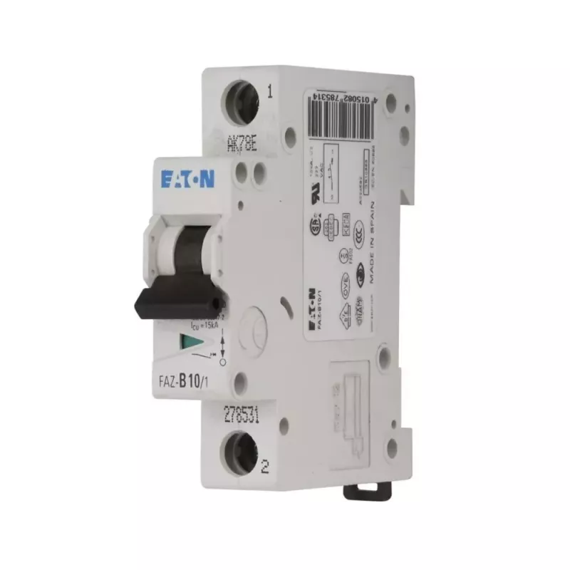 Eaton FAZ-C2/1-DC Interruttore automatico magnetotermico, 1 polo, 2 A, curva C, 220 V DC, 10 kA 279122
