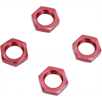 Reely 1:8 Dadi ruota autobloccanti rossi 4 pz. (1528382)