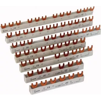 Eaton EVG-16/4PHAS/12MODUL Barra collettrice a pioli 213,6 mm, 4 poli, 16 A, 12 moduli 291476