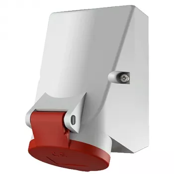 MENNEKES Presa a parete CEE HW/VN 16A 7P 6h 400V IP44 rosso