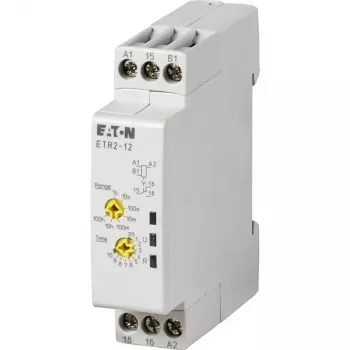 Eaton ETR2-12 Relè temporizzatore multifunzione, 24-240V AC/DC, SPDT 262686