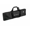 König & Meyer 26019-000-00 borsa a tracolla in nylon nero-verde per attrezzatura audio