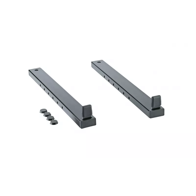 K&M braccio di appoggio XL per supporto tastiera 18811, profondità 400 mm, nero (18823-021-55)
