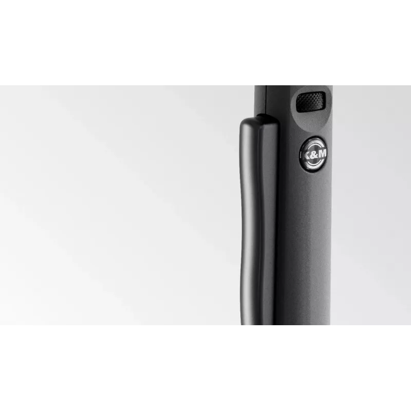 KÖNIG & MEYER 26200-300-55 stativo microfono a una mano con base rotonda, nero