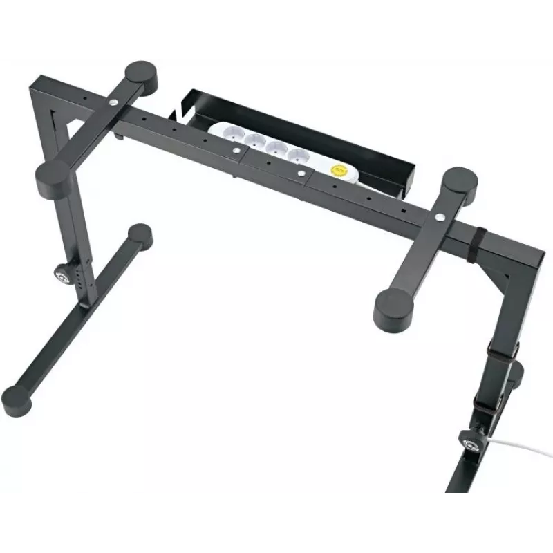 K&M 18808 organizzatore cavi per supporto tastiera Omega - nero 18808-000-55