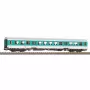 Piko H0 28006 carrozza Halberstädter a ingresso centrale Mint Green 2ª classe DB AG