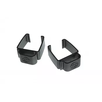 K&M 18809 fermacavi per supporti tastiera Omega & Omega Pro, nero (confezione da 2) 18809-000-55