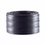 Helos cavo telefonico piatto a 4 conduttori, AWG28, nero, 25 m (76106-25)