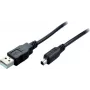 SHIVERPEAKS cavo mini USB 2.0, connettore maschio USB-A su connettore maschio Mini USB-B, 2,0 m, nero 11004996