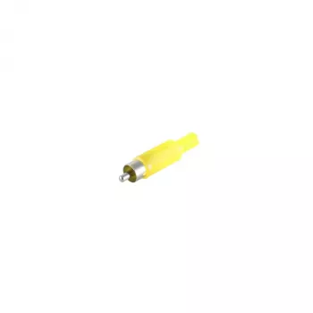 S CONN Maximum Connectivity connettore maschio RCA giallo a saldare placcato oro 51400-Y