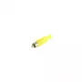 S CONN Maximum Connectivity connettore maschio RCA giallo a saldare placcato oro 51400-Y
