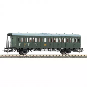 PIKO 53193 H0 carrozza passeggeri DR Bp 2ª classe epoca III verde