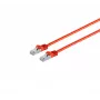 Exertis Connect 79305R Cat6a S/FTP cavo patch RJ45–RJ45, 5 m, privo di alogeni, stampato, senza gancio, rosso
