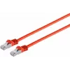 Exertis Connect 79305R Cat6a S/FTP cavo patch RJ45–RJ45, 5 m, privo di alogeni, stampato, senza gancio, rosso