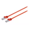 Exertis Connect 79305R Cat6a S/FTP cavo patch RJ45–RJ45, 5 m, privo di alogeni, stampato, senza gancio, rosso