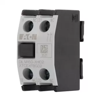 EATON DILM150-XHI11 blocco contatti ausiliari, 1NO+1NC, montaggio frontale, per contattori DILM150-DILM500 277946