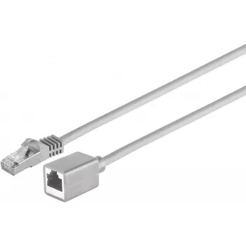 S CONN MAXIMUM CONNECTIVITY cavo di prolunga di rete Cat.7 S/FTP PIMF, connettore maschio RJ45 su connettore femmina, senza alogeni, grigio, 10 m 08-62070