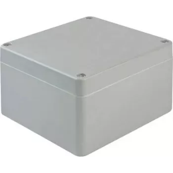 BOPLA custodia universale poliestere grigio argento (RAL 7001) 160 x 160 x 91 P 330 04330000.MTC