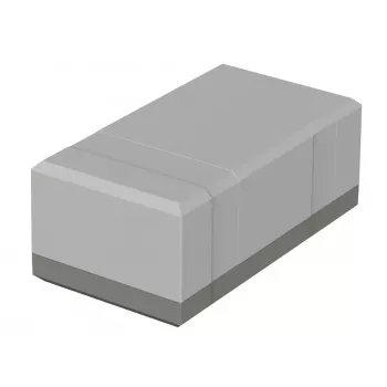 BOPLA custodia da tavolo 150 x 82 x 60 mm polistirene grigio chiaro RAL 7035 Elegant EG (32156002)