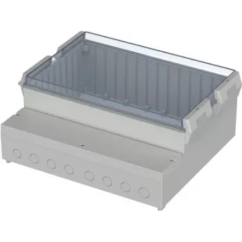 BOPLA RCP 4000 custodia per quadro di comando, ABS/policarbonato, grigio chiaro, 363,4 x 318,6 x 150 mm 41400109
