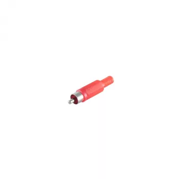 S CONN maximum connectivity connettore maschio RCA rosso dorato a saldare 75 Ohm 51400-R