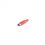 S CONN maximum connectivity connettore maschio RCA rosso dorato a saldare 75 Ohm 51400-R