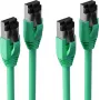 S CONN Maximum Connectivity Cat. 8.1 F/FTP PIMF LSZH cavo patch, 7,5 m, verde, confezione da 2 SC08-41063-2