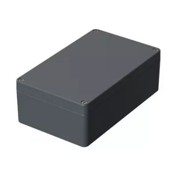 BOPLA custodia universale alluminio grigio argento (RAL 7001) 260 x 160 x 91 A 130 01130000.MT1