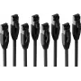 S/CONN maximum connectivity BASIC-S cavo patch Cat. 8.1 F/FTP PIMF LSZH nero 7,5m (confezione da 4) SC08-41065-4