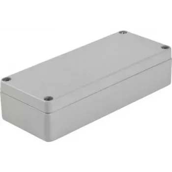 BOPLA Alu-Top custodia universale, alluminio, grigio argento (RAL 7001), 150 x 64 x 34 mm 01103000.MT1