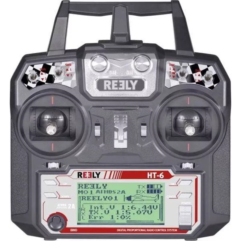 Reely HT-6 sistema radio 6 canali 2,4 GHz AFHDS con ricevitore 1310037