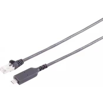 S CONN MAXIMUM CONNECTIVITY cavo adattatore USB-C su RJ45 Gigabit LAN 1,5m nero (13-51155)