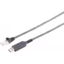 S CONN MAXIMUM CONNECTIVITY cavo adattatore USB-A su RJ45 Gigabit Ethernet, 7,5 m, nero 13-52065
