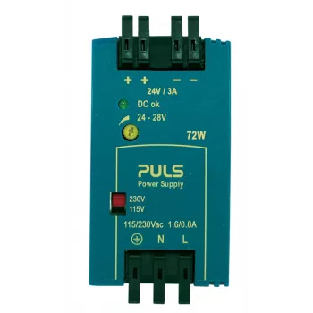 PULS MiniLine ML70.100 alimentatore per guida DIN 24V DC 3A 72W