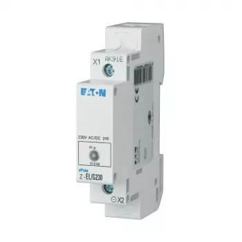 Eaton Z-EL/G230 spia luminosa LED verde, guida DIN, 230V AC, 1 TE 284922
