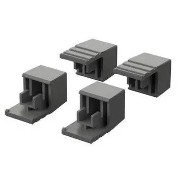 Bopla ULTRAMAS piedini per custodia grigio chiaro RAL 7035 TPE confezione da 4 (56012000)