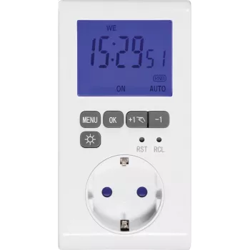 Sygonix timer digitale con programmazione settimanale, 3680 W, IP20, funzione countdown e timer