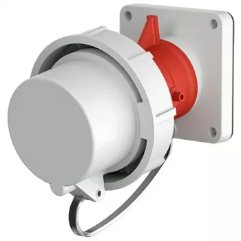 MENNEKES connettore maschio da incasso 32A 5p 6h 400V IP67 rosso 1254
