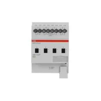 ABB SA/S4.10.2.2 Attuatore di commutazione KNX, 4 canali, 10 A, guida DIN 2CDG110258R0011