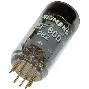 Siemens EF 800 = EF 860 Valvola elettronica, zoccolo noval, pentodo, filamento 6,3 V, 1 pz.