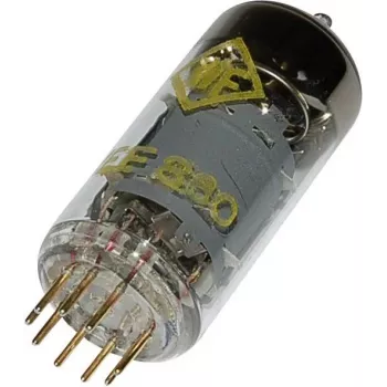 Siemens EF 800 = EF 860 Valvola elettronica, zoccolo noval, pentodo, filamento 6,3 V, 1 pz.