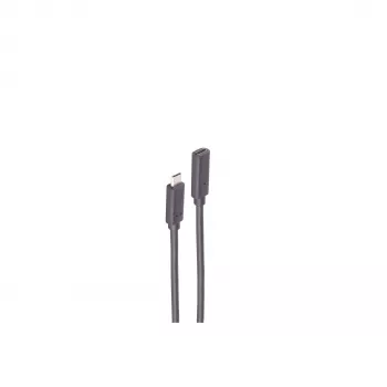 ShiverPeaks BS13-44025 Cavo di prolunga USB 3.2 Gen 2 USB-C 1 m nero